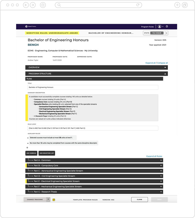 Screenshot of a web page with a yellow background.